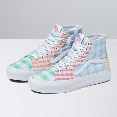 Women's Vans Sk8-Hi Tapered Sneakers Multicolor | USA82051