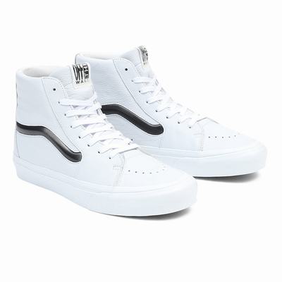 Women's Vans Sk8-Hi XL Sneakers White | USA74869