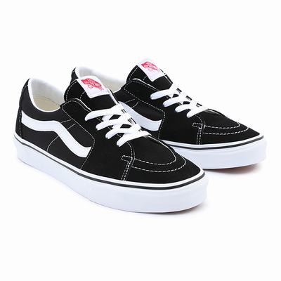 Women's Vans Sk8-Low Sneakers Black | USA75248