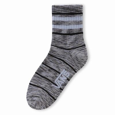 Women's Vans Spaced Out Crew (1 pair) Socks Black / White | USA63279