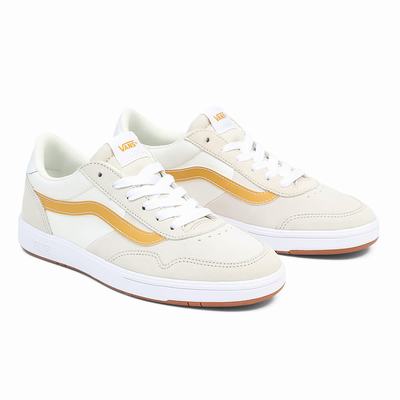 Women's Vans Staple Cruze Too ComfyCush Sneakers White / Beige | USA98240