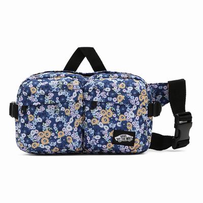 Women's Vans Steppin Up Waist Pack Bags Blue | USA06189