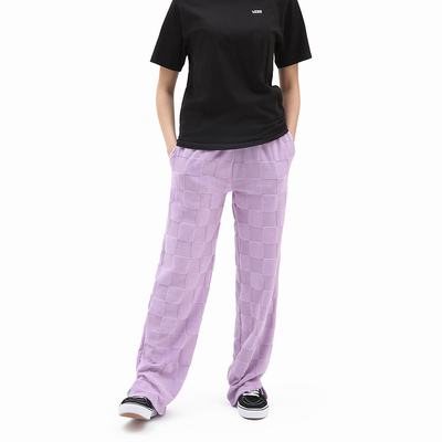 Women's Vans Teri Split Pants Pink | USA65241