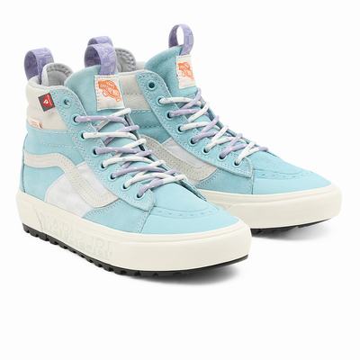 Women's Vans X Napapijri Sk8-Hi MTE-2 Sneakers Blue | USA32145