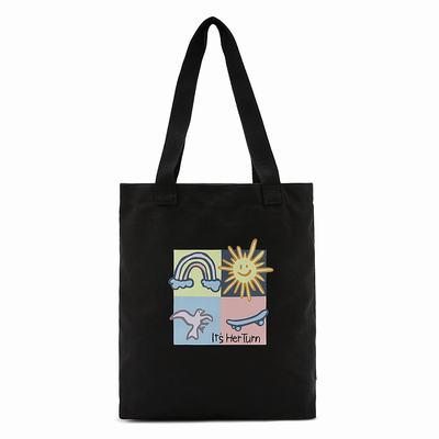 Women's Vans X Skateistan Tote Bags Black | USA16958