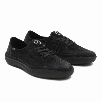 Women's Vans x Curren x Knost Circle Vee Sneakers Black | USA67032